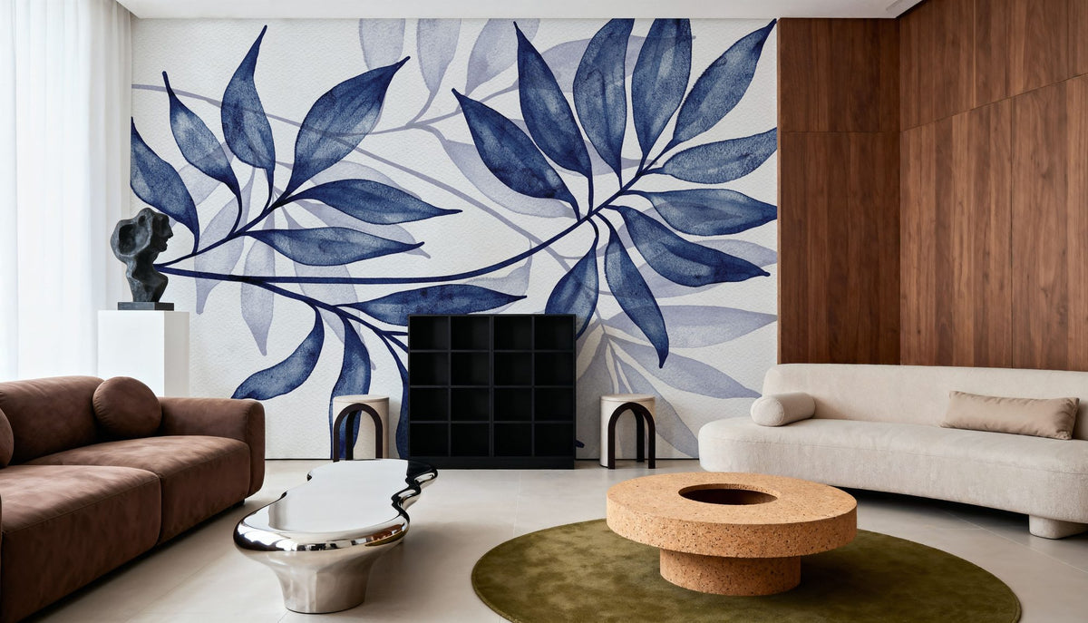 Soft Leaves II Mural Wallpaper - room preview 05