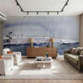 Grey Skies I Mural Wallpaper - room preview 05