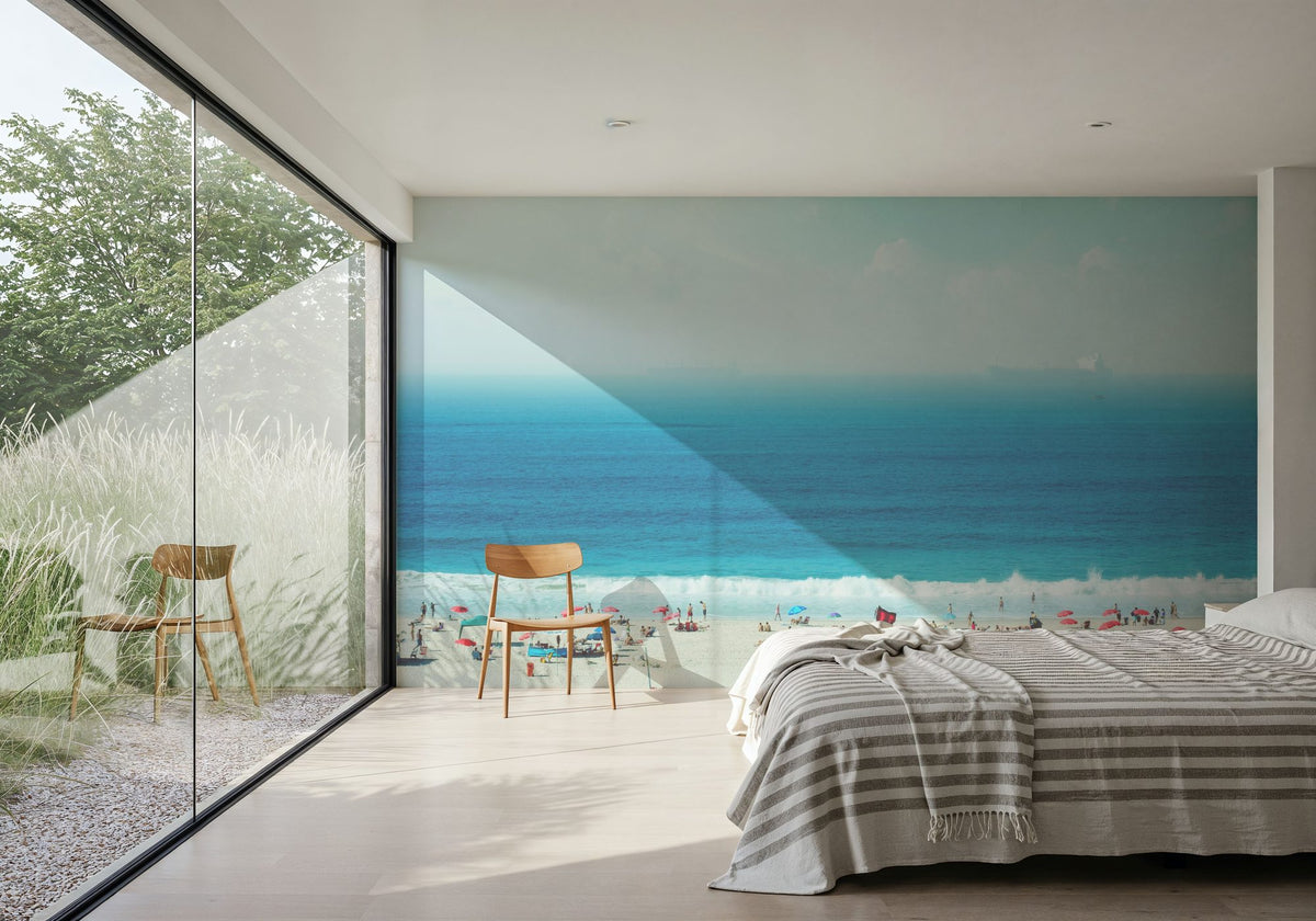 Copacabana Beach Mural Wallpaper - room preview 05