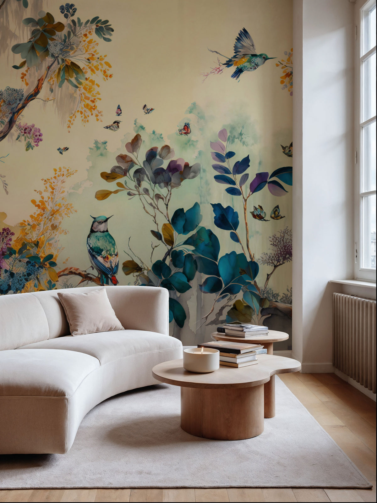 Tropical Birds Mural Wallpaper - room preview 05