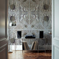 Pineapple Deco Mural Wallpaper - Neutral Tone - room preview 05