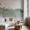 Tranquil Hillside, Forest Green Mural Wallpaper - room preview 05