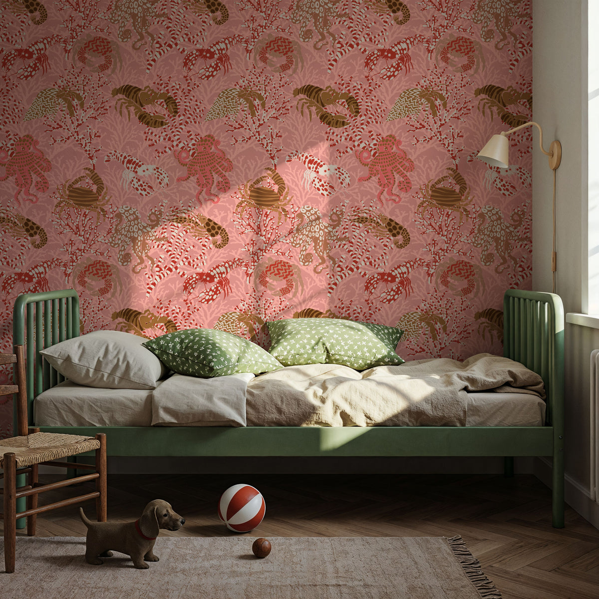 Vibrant Coral Reef, Coral Mural Wallpaper - room preview 05