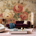 Parisian Flowers III Mural Wallpaper - room preview 05