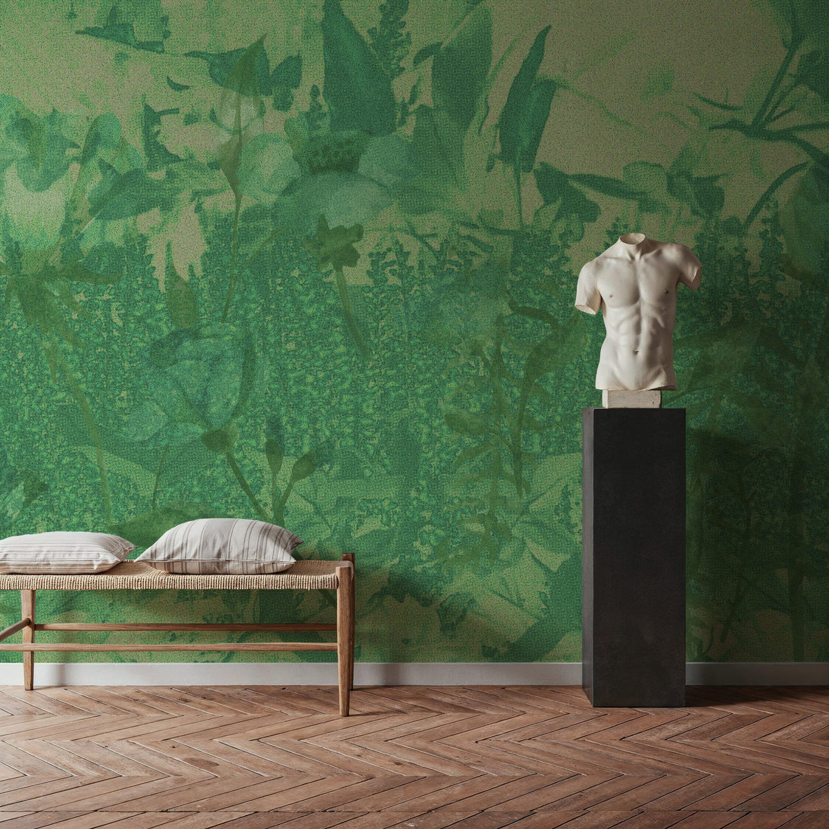 Meadow Memories, Chlorophyll Mural Wallpaper - room preview 05