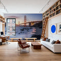 Golden Gate Bridge From Marshall Beach Pt. II Mural Wallpaper - room preview 05