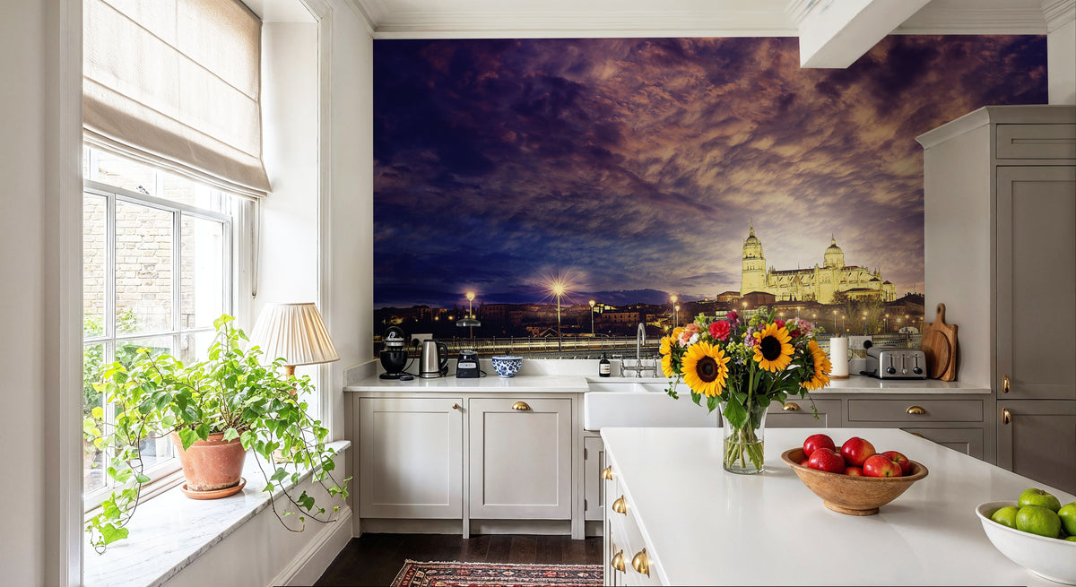 Salamanca Skyline Mural Wallpaper - room preview 05