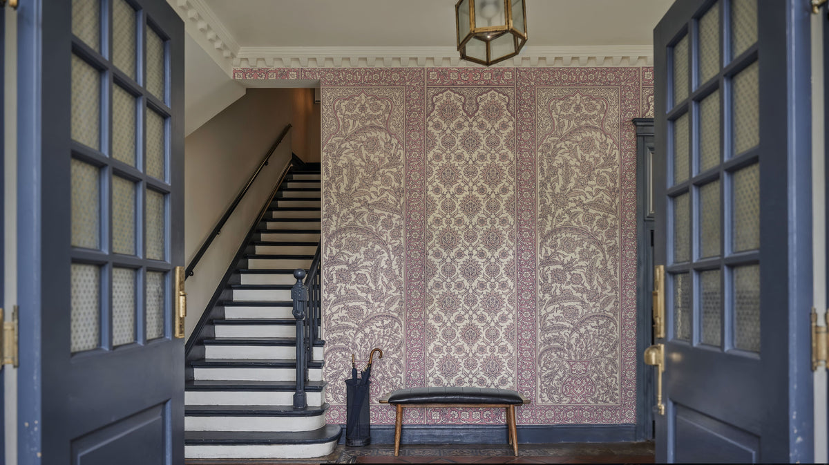 Riad Ornaments, Rose Mural Wallpaper - room preview 05