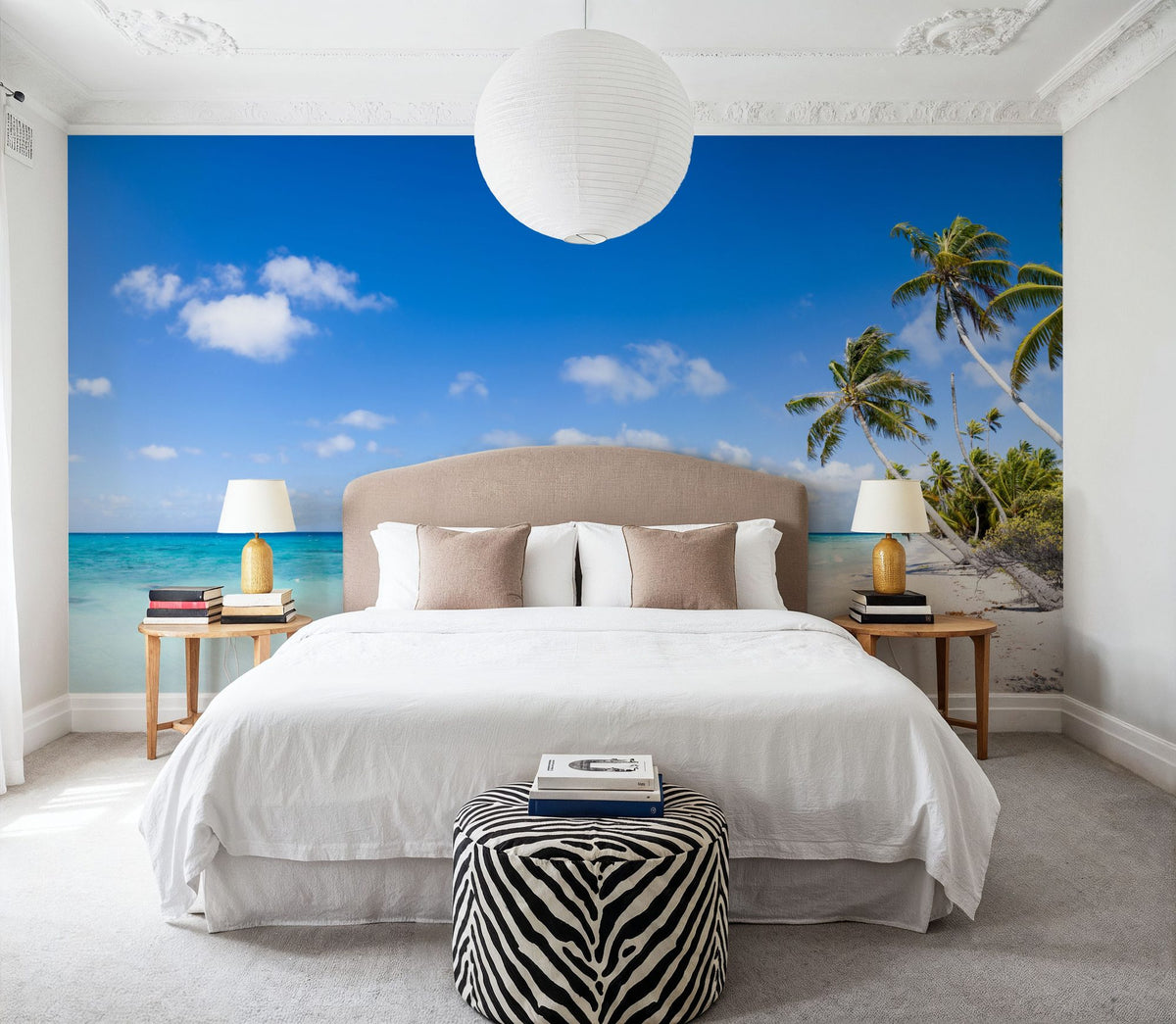 Fakarava Beach Mural Wallpaper - room preview 05