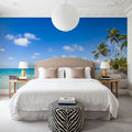 Fakarava Beach Mural Wallpaper - room preview 05