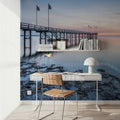 Wooden Pier Mural Wallpaper - room preview 05