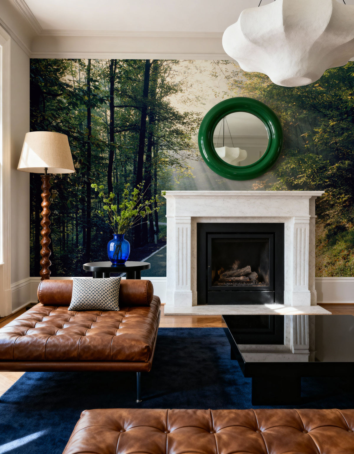 Forest Pathway Mural Wallpaper - room preview 05