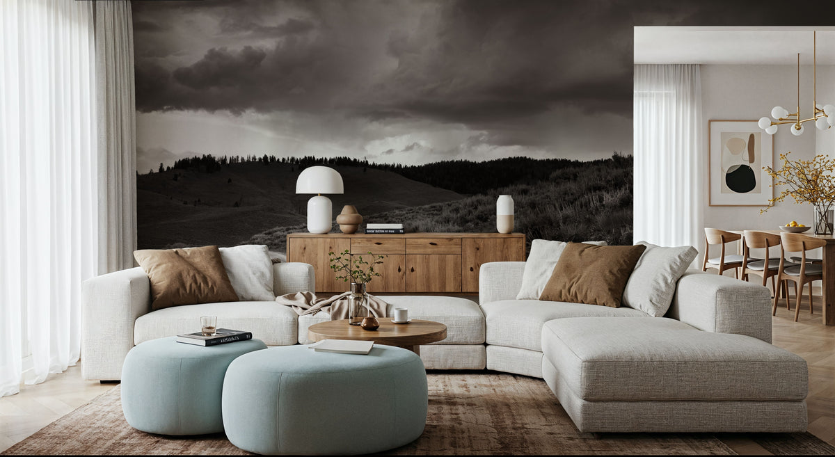 Stanley Basin Road Mural Wallpaper - room preview 05