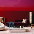 Crimson Horizon Mural Wallpaper - room preview 05