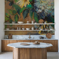 Glass Floral Mural Wallpaper - room preview 05