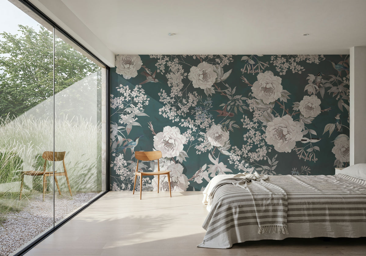 Birds of Eden Mural Wallpaper - Edition 3 - room preview 05