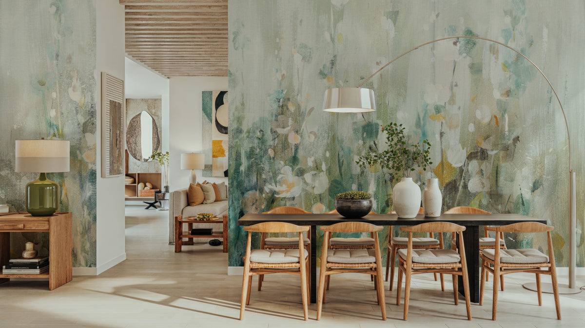 Wildflower Field Mural Wallpaper - room preview 05