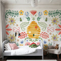Wild Blooms I Mural Wallpaper - room preview 05