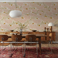 Natural Flow Meadow, Blush Mural Wallpaper - room preview 05