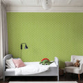Coastal Scales Green Mural Wallpaper - room preview 05