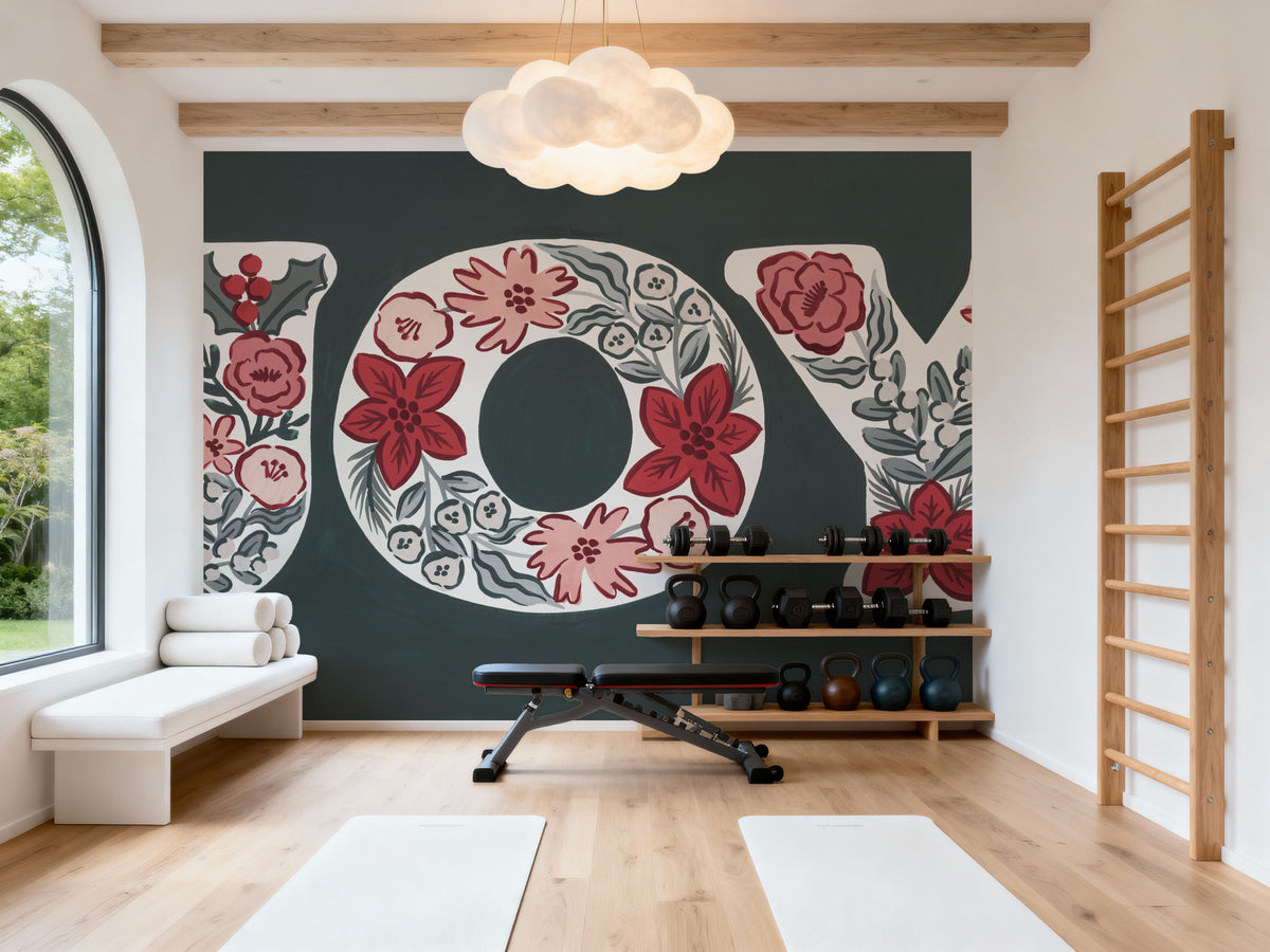 Christmas Reverie X Mural Wallpaper - room preview 05