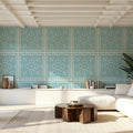 Mission Cement Tiles, Sky Mural Wallpaper - room preview 05