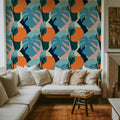 Orange Juice Mural Wallpaper - room preview 05