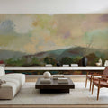 Teal Lake Mural Wallpaper - room preview 05
