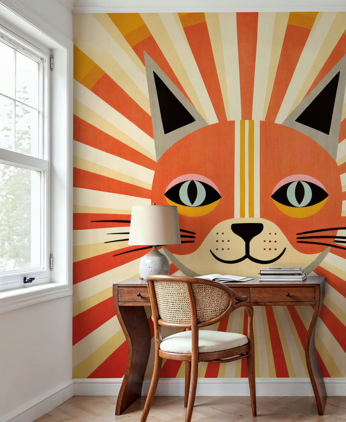 Happy Cat II Mural Wallpaper - room preview 05