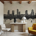 Tegucigalapa Honduras Skyline Concrete Mural Wallpaper - room preview 05