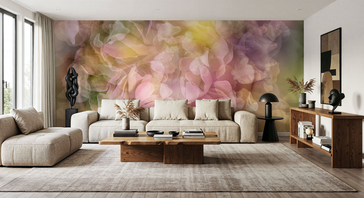 Une Rose Mural Wallpaper - room preview 05