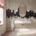 Nottingham England Skyline Concrete Mural Wallpaper - room preview 05