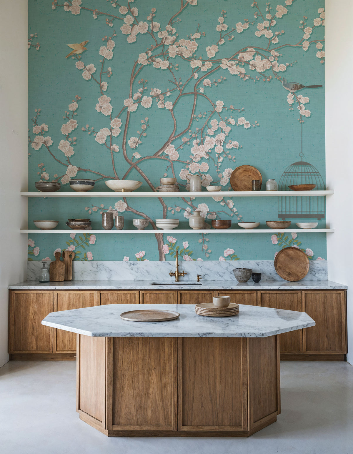 Song Birds Mural Wallpaper - room preview 05
