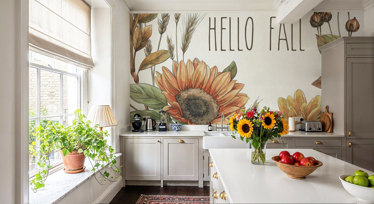 Harvest Home IV Mural Wallpaper - room preview 05