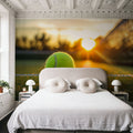 Play Tennis Mural Wallpaper - room preview 05