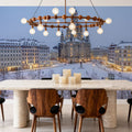 Winter Cathedral Square Mural Wallpaper - room preview 05