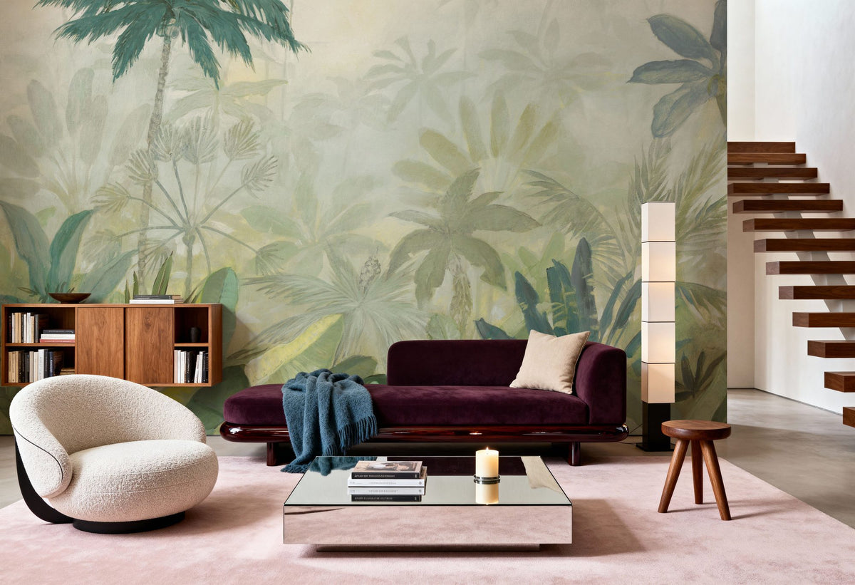 Lush Lush Leaves Mural Wallpaper - room preview 05