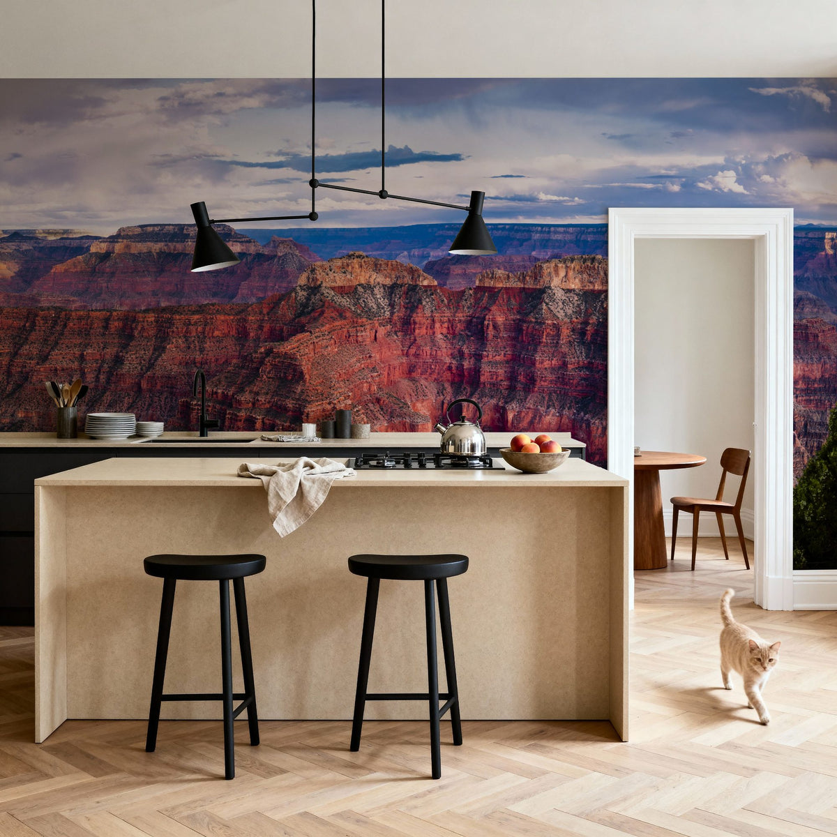 Russet Canyon Mural Wallpaper - room preview 05