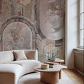 Modern Rose Mural Wallpaper - room preview 05