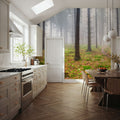 Foggy Forest Mural Wallpaper - room preview 05