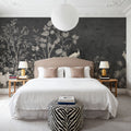 White Birds Mural Wallpaper - room preview 05