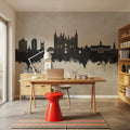 Peterborough England Skyline Concrete Mural Wallpaper - room preview 05