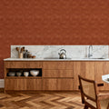 Woodland Waves Brown Mural Wallpaper - room preview 05