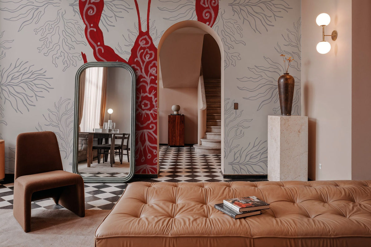 Delicate Coastline III Mural Wallpaper - room preview 05