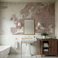Europe Map Detailed - Linda Mural Wallpaper - room preview 05