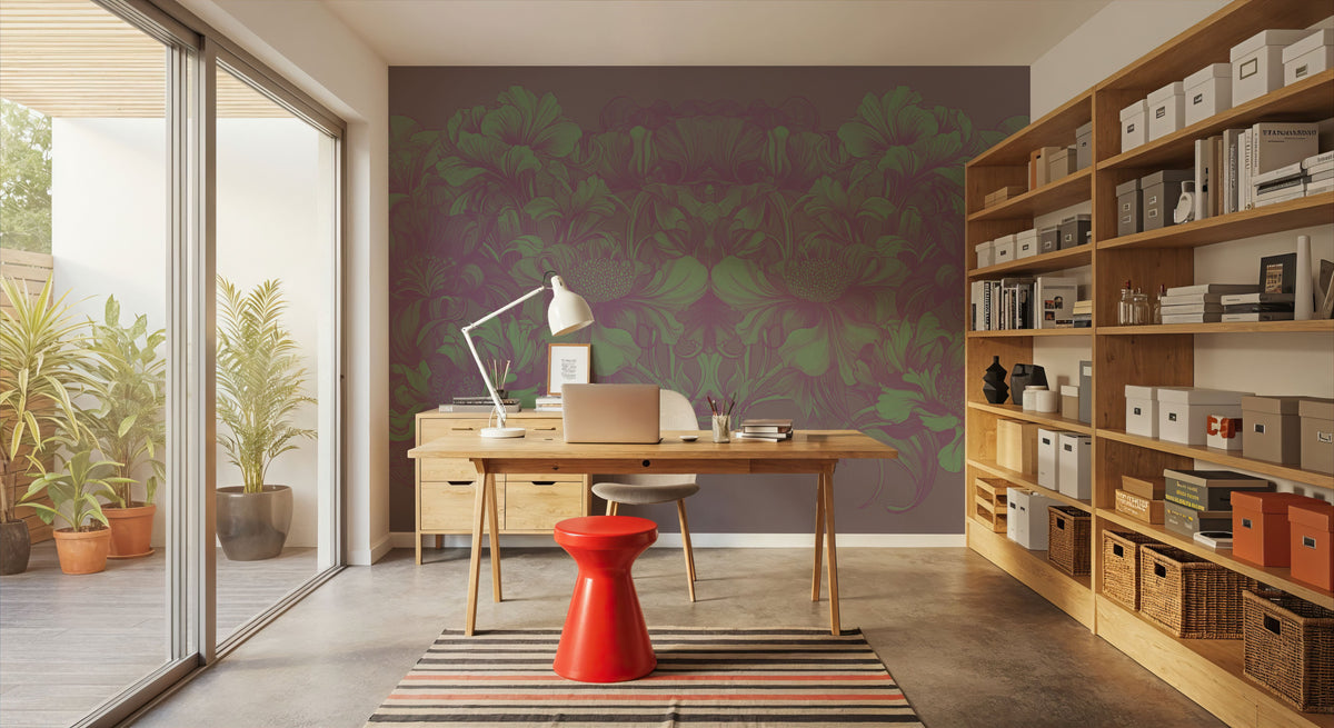 Scandi Flower IV Mural Wallpaper - room preview 05