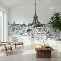 Paris Skyline IV Mural Wallpaper - room preview 05