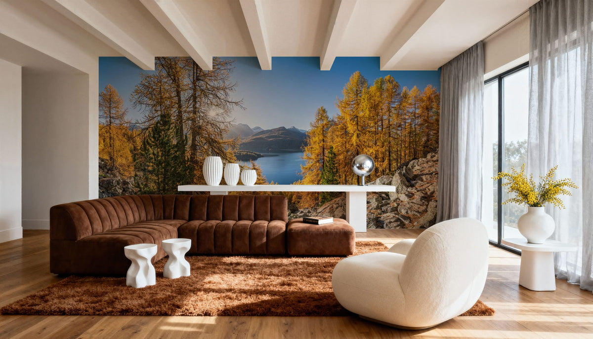 Silsersee Fall Mural Wallpaper - room preview 05