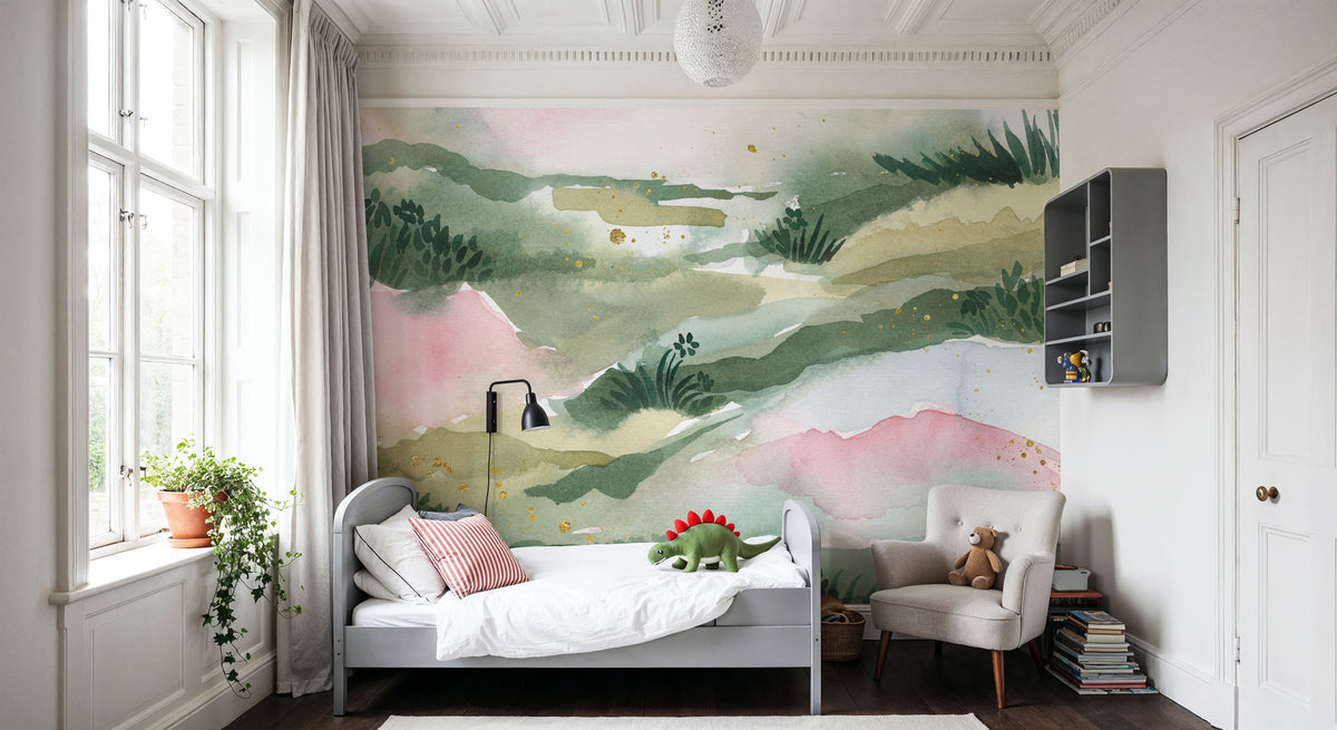 Midsummer Meadow V Mural Wallpaper - room preview 05