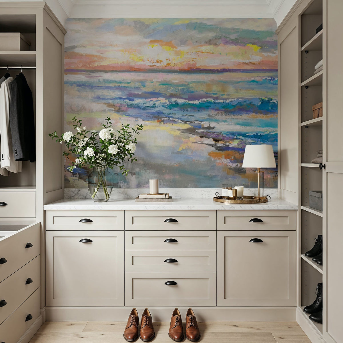 Sea Sea Spray Mural Wallpaper - room preview 05